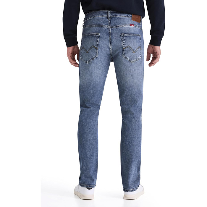 Джинси чоловічі HERO by John Medoox Denver Straight Fit, блакитний вінтаж, 31W/30L