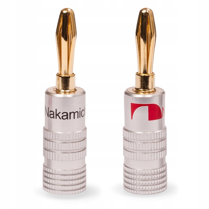 Бананові роз'єми для акустики Nakamichi HQ Gold, 8 шт.