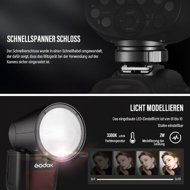 Спалах Godox V1O: Потужний, Швидкий, для Olympus та Panasonic