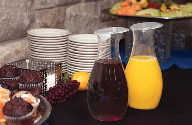Carlisle 7090307 Cascata Carafe made of shatterproof polycarbonate, 1.5L, clear