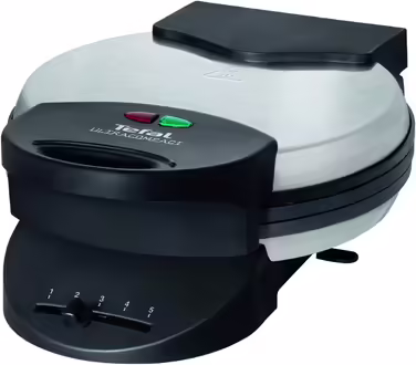 Вафельниця Tefal WM310D для вафель-сердець, антипригарна, регулювання температури, 1000 Вт, чорна