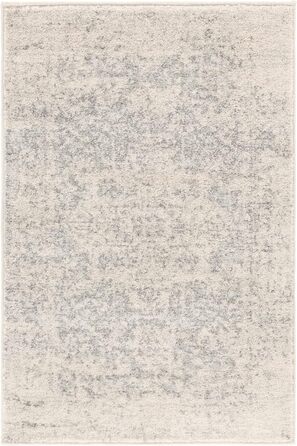 Surya Syracuse Vintage Rug Large - Oriental Rug Living Room 200x274 cm, Dining Room, Bedroom - Boho Rug, Short Pile Rug for Easy Care - Pattern Rug in Gray and Beige Gray and Beige 200 x 280 cm