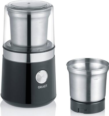 Кавомолка електрична GRAEF CM102, нержавіюча сталь