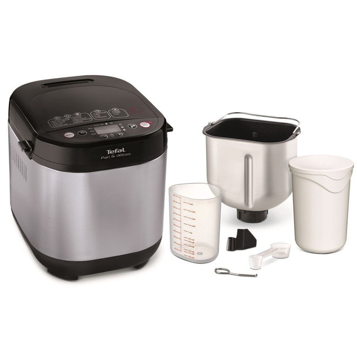 Хлібопічка Tefal PF240E38, сріблястий/сірий, 700 Вт