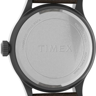 Годинник наручний Timex Expedition Scout - унісекс, кварц, корпус Gunmetal, ремінець Nylon, темно-коричневий