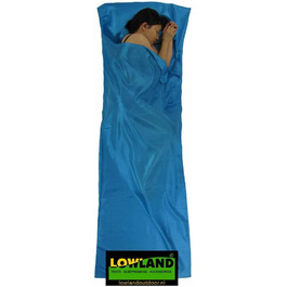 Шовковий спальний мішок Lowland Outdoor для походів, легкий хютеншляфзак