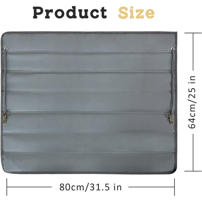 Захист для багажника автомобіля для собак, килимок у багажник, вологостійкий, стійкий до подряпин та розривів, 80x64 см (сірий)