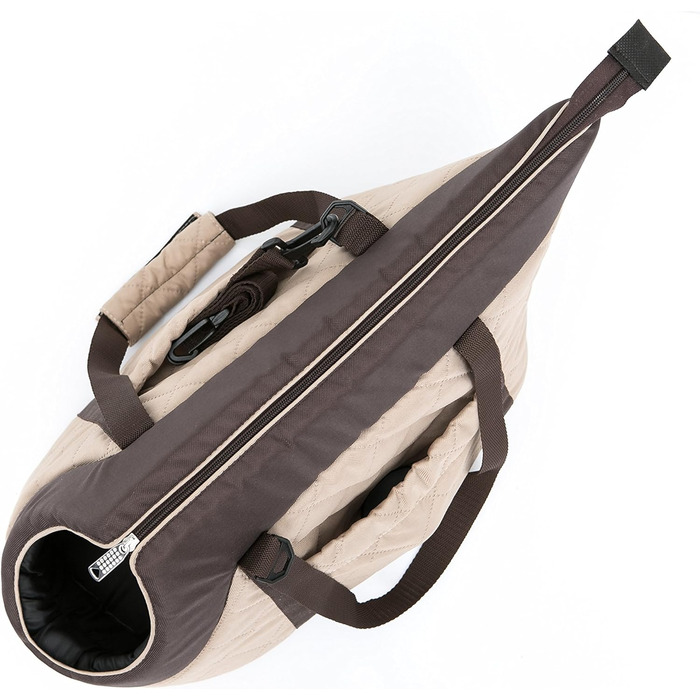 Сумка-переноска для собак та котів, рюкзак, бежевий, 20x42x22 см, S (2-8 кг)