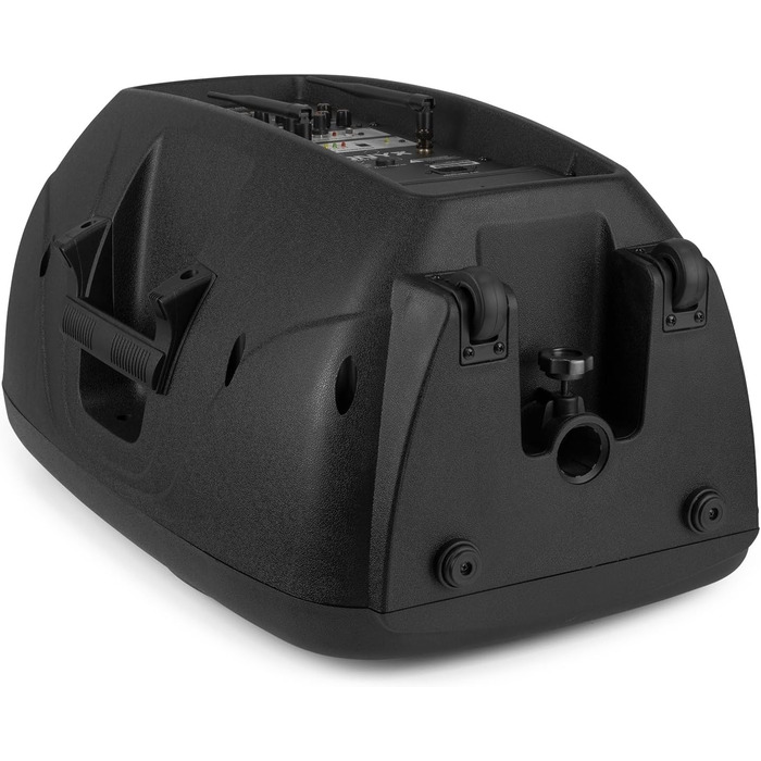 Vonyx Verve46 - портативна акустична система для вечірок, Bluetooth, 1000W, 2 мікрофони UHF, MP3, з пультом ДУ, чорний