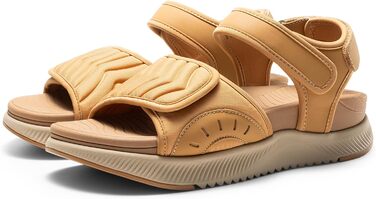 Сандалі жіночі Dream Pairs Trekkingsandalen - спортивні, дихаючі, для піших прогулянок, розмір 41.5 EU, коричневі