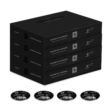 Кава в капсулах Nespresso Professional Ristretto Intenso, 200 капсул (4 упаковки по 50 шт)