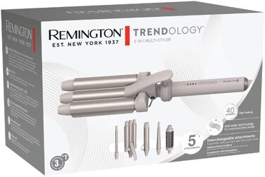 Стайлер Remington Trendology CI41MS5 5в1: плойка, браш, насадки для локонів 13-33 мм