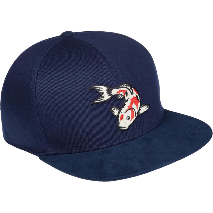 Кепки Snapback Cadency® для чоловіків та жінок, унікальні тематичні кепки, бейсболки з прямим козирком, регульовані, теплі зимові - темно-зелені (Кої, Navy)