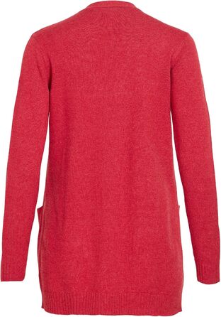 Кардиган Vila Feale VIRIL Basic Savvy Red1 (L) - жіночий в'язаний кардиган