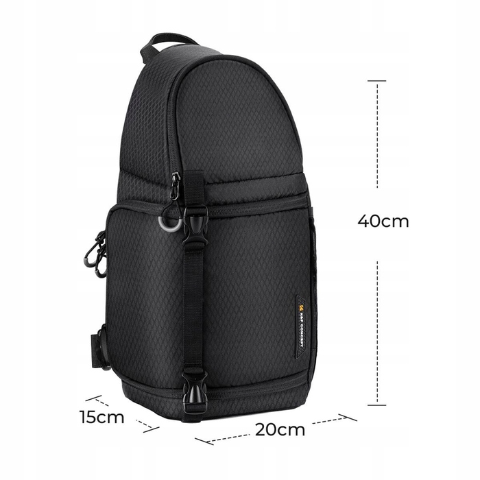 Фотосумка K&F Concept Beta Messenger 10 л, чорна