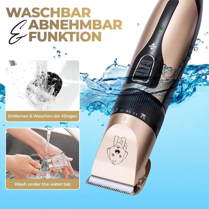 Професійна електрична машинка для стрижки собак GLOBAL TECH Leise - для собак, котів та інших домашніх тварин