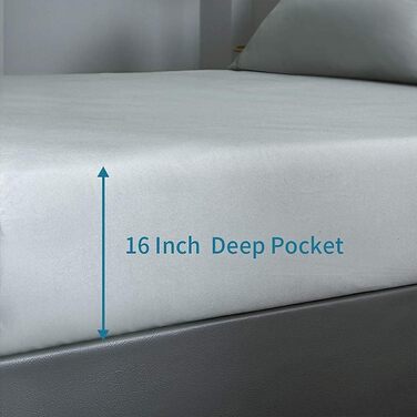 Комплект постільної білизни DERBELL 160x200: мікрофібра, антизминання, дихаюча, сірий (4-елементний)