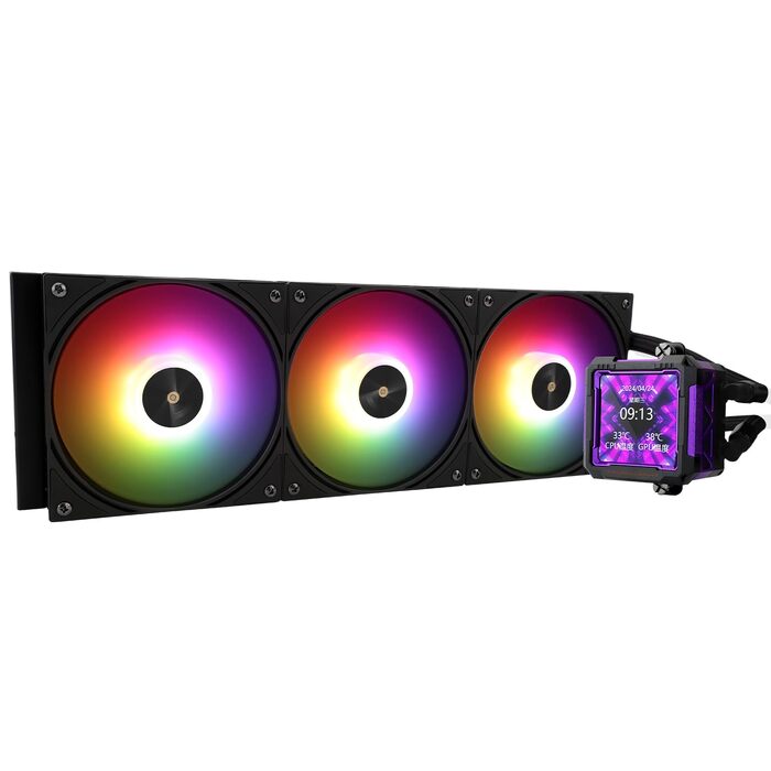 Система рідинного охолодження процесора Thermalright Frozen Warframe 360 ARGB Black з 2.4