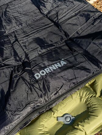 Універсальний спальний мішок для дорослих та дітей на 4 сезони, ultralight спальник для кемпінгу, походів та подорожей, чорний