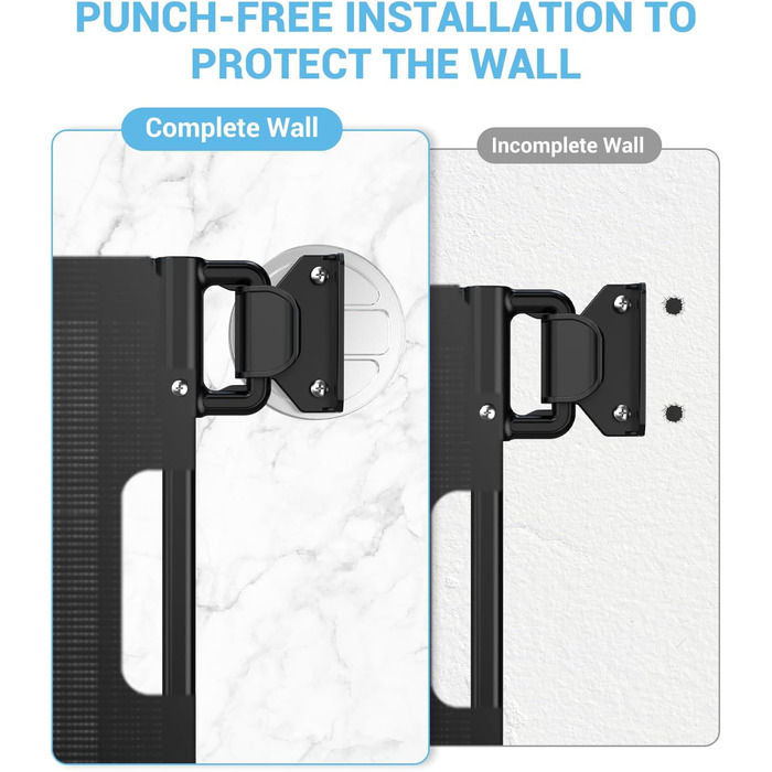 Захист для дитячих воріт Nalezuns, висувний, 0-180 см, сірий, чорний (без перфорації)