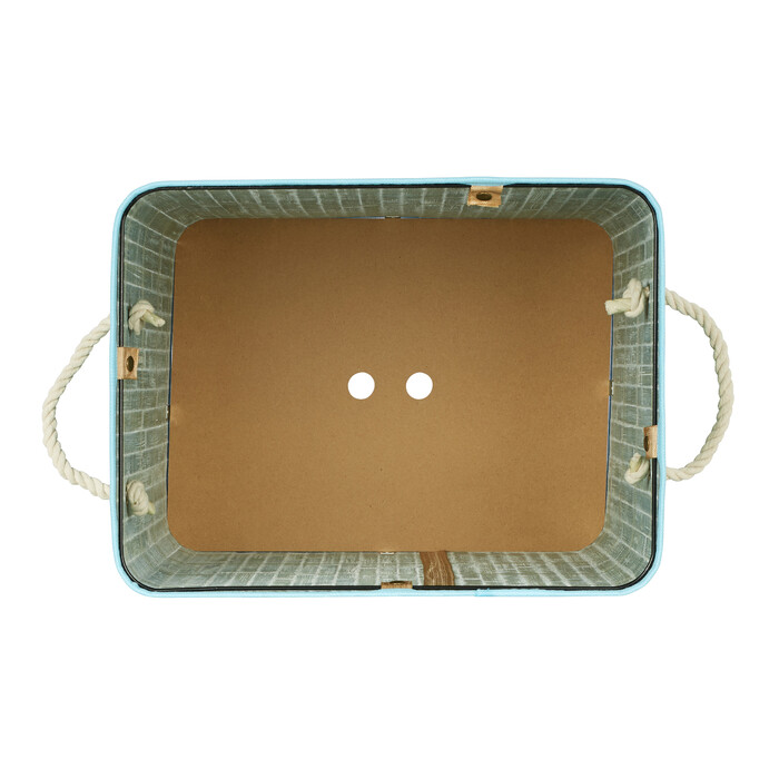 Relaxdays Bamboo Laundry Basket, Square