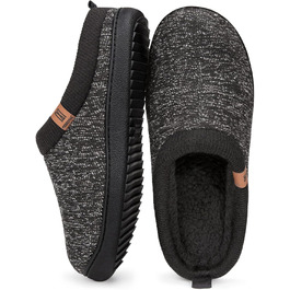 Чоловічі домашні тапочки MERRIMAC з піною Memory Foam, чорні, 43/44 EU