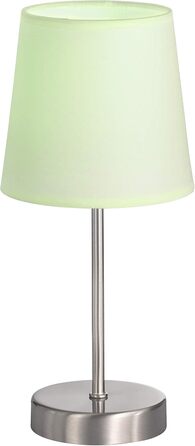 Настільна лампа WOFI Cesena, чорна, тканинний абажур, 14x14x32 см, артикул 832401100000