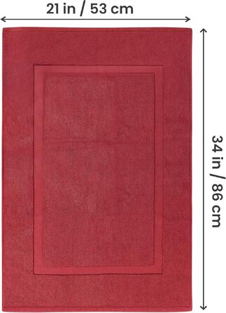 Набір бавовняних килимків у ванну Utopia Towels, 53.3 x 86.4 см, темно-сірі, 2 шт.