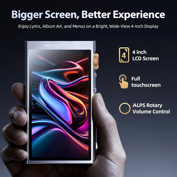 MP3 плеєр H20 Ultra HiFi 128GB Bluetooth 5.1 aptX/LDAC, ES9038Q2M DAC, Touchscreen 4