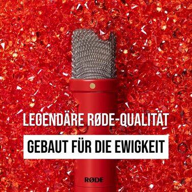 Конденсаторний мікрофон RØDE NT1 Signature Series: для запису вокалу, музики та стрімінгу