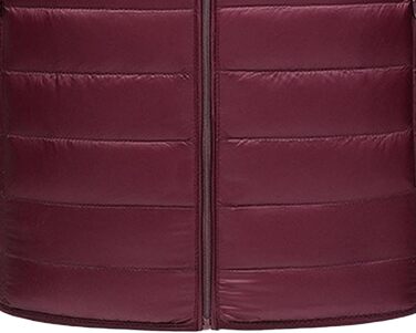 Чоловіча тепла безрукавка з пуху, стегана, водонепроникна, для активного відпочинку, червона M