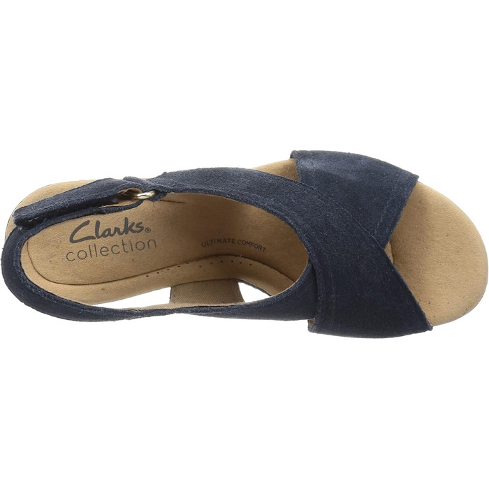 Сандалі Clarks Giselle Cove на підборах, жіночі, темно-сині (36 EU)