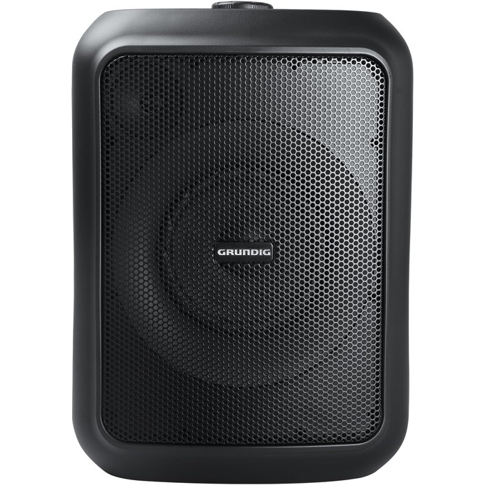 Портативна Bluetooth колонка Grundig GBT Black з басами, 20 Вт RMS, Powerbank, водонепроникна, до 20 метрів, 20 годин роботи, PartyHit 90 Вт
