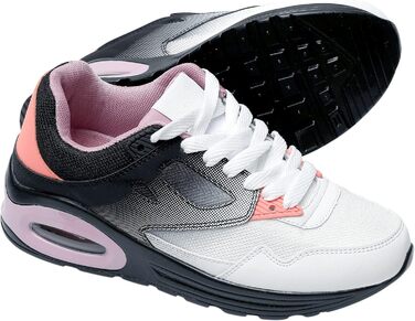 Жіночі кросівки JOMIX: спортивні, для бігу, з повітряною подушкою, антиковзкі, дихаючі, для фітнесу, залу, вулиці (41 EU, біло-фіолетові, трикотажні)