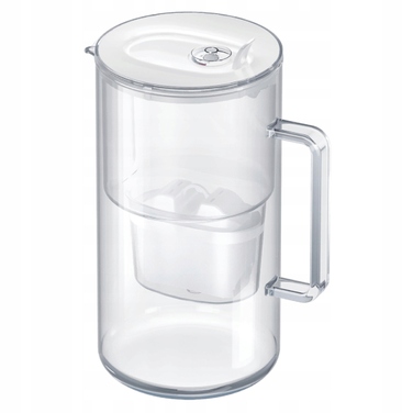 Скляний фільтр-кувшин Aquaphor Glass, білий + 4 фільтри Maxfor+ Mg