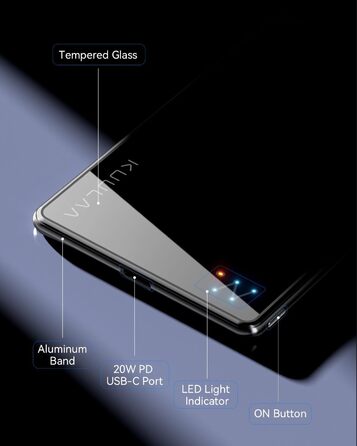 Power Bank Ultra Slim MagSafe 5000mAh PD20W для iPhone: захисний кейс з магнітним кріпленням (Чорний)