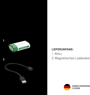 Налобний ліхтар Ledlenser H19R Core 3500 лм, акумуляторний, LED, червоне світло, IP67, USB-зарядка, дальність 300 м