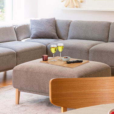 Relaxdays Bamboo Sofa Table