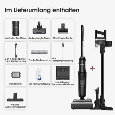 Вертикальний миючий пилосос Tineco Floor ONE S7 Stretch з функцією FlashDry та DualBlock