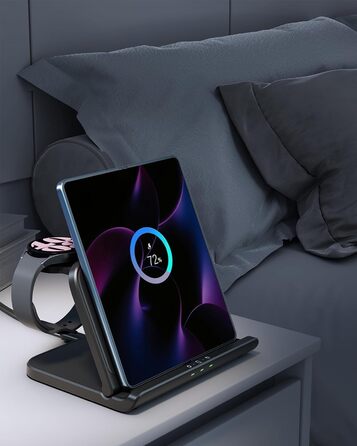 Зарядна станція SwanScout 705S для Samsung Galaxy Z Fold 7/6/5, Pixel 9 Pro Fold, Galaxy Watch 8/Ultra, Galaxy Buds 3 (без адаптера)