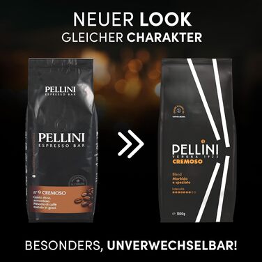 Кава в зернах Pellini N.9 Cremoso для еспресо, 1 кг