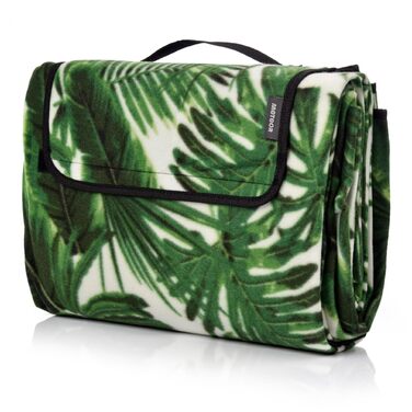 Плед для пікніка Meteor XXL водонепроникний, термоізольований (175x200 см, листя)