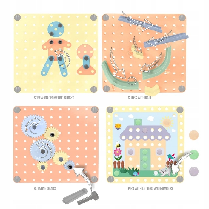 Дитячий ігровий будинок Mochtoys, пластик, 12 міс+