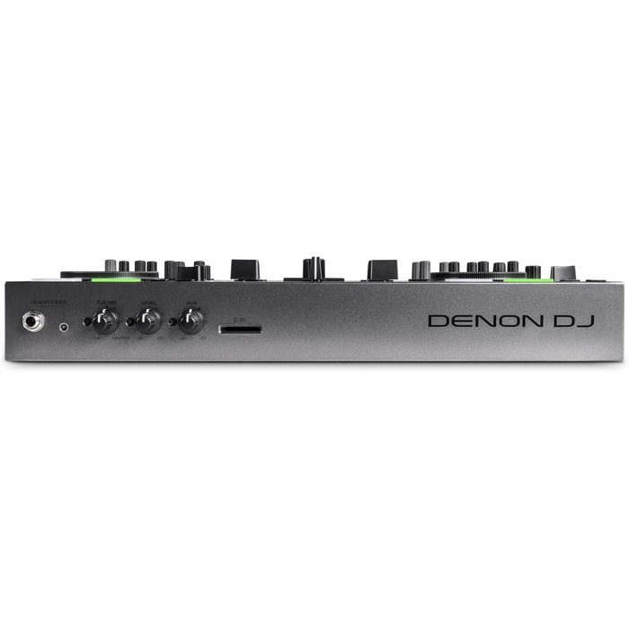 Denon DJ PRIME GO+ - Портативний DJ контролер та мікшер з розділенням STEM, 2 деки, Wi-Fi, Bluetooth, керування світлом, 7