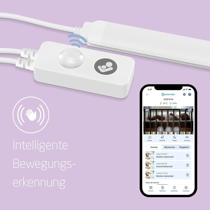 Небулайзер для дітей Maxi-Cosi Breathe з підтримкою Alexa та Google Assistant, інтелектуальний, з маслом, частина системи Connected Home