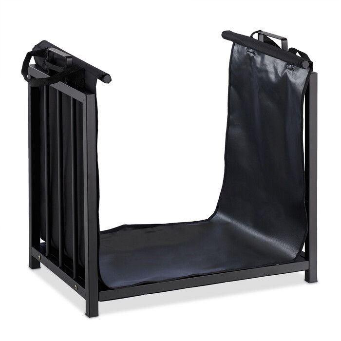 Relaxdays Steel Firewood Rack