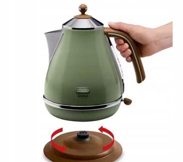 Електричний чайник De'Longhi KBOV 2001.GR, 2000 Вт, 1,7 л, зелений