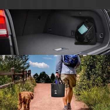 Портативний туристичний душ для кемпінгу та авто з акумулятором 6000 мАг