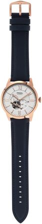 Годинник Fossil Townsman для чоловіків: механічний автомата з нержавіючої сталі або шкіряним ремінцем (44 мм, білий)