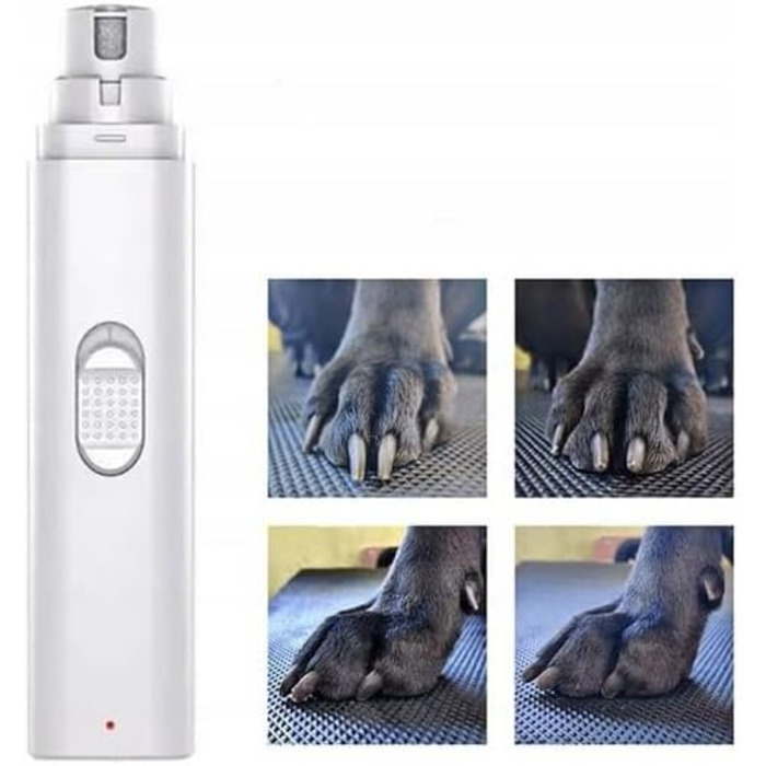 Електричний точило для кігтів собак та котів 3-в-1 з USB-зарядкою, 8000 об/хв, тихе та безпечне, точне шліфування, ергономічне, для малих, середніх та великих тварин